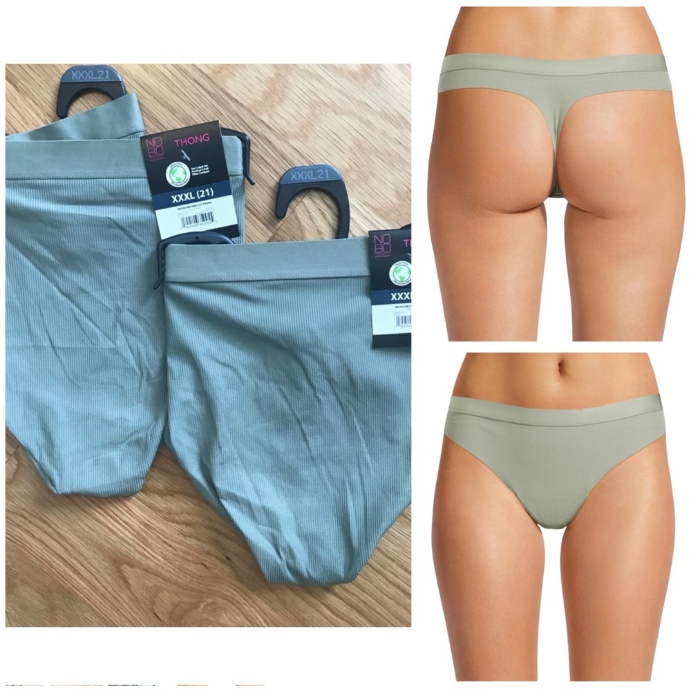 NEW 2 No Boundaries Micro THONG Panties NWT